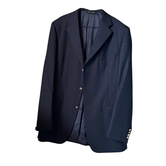 J.P. Tilford Samuelsohn Navy Blue Blazer. Excellent Condition. - Picture 2 of 16